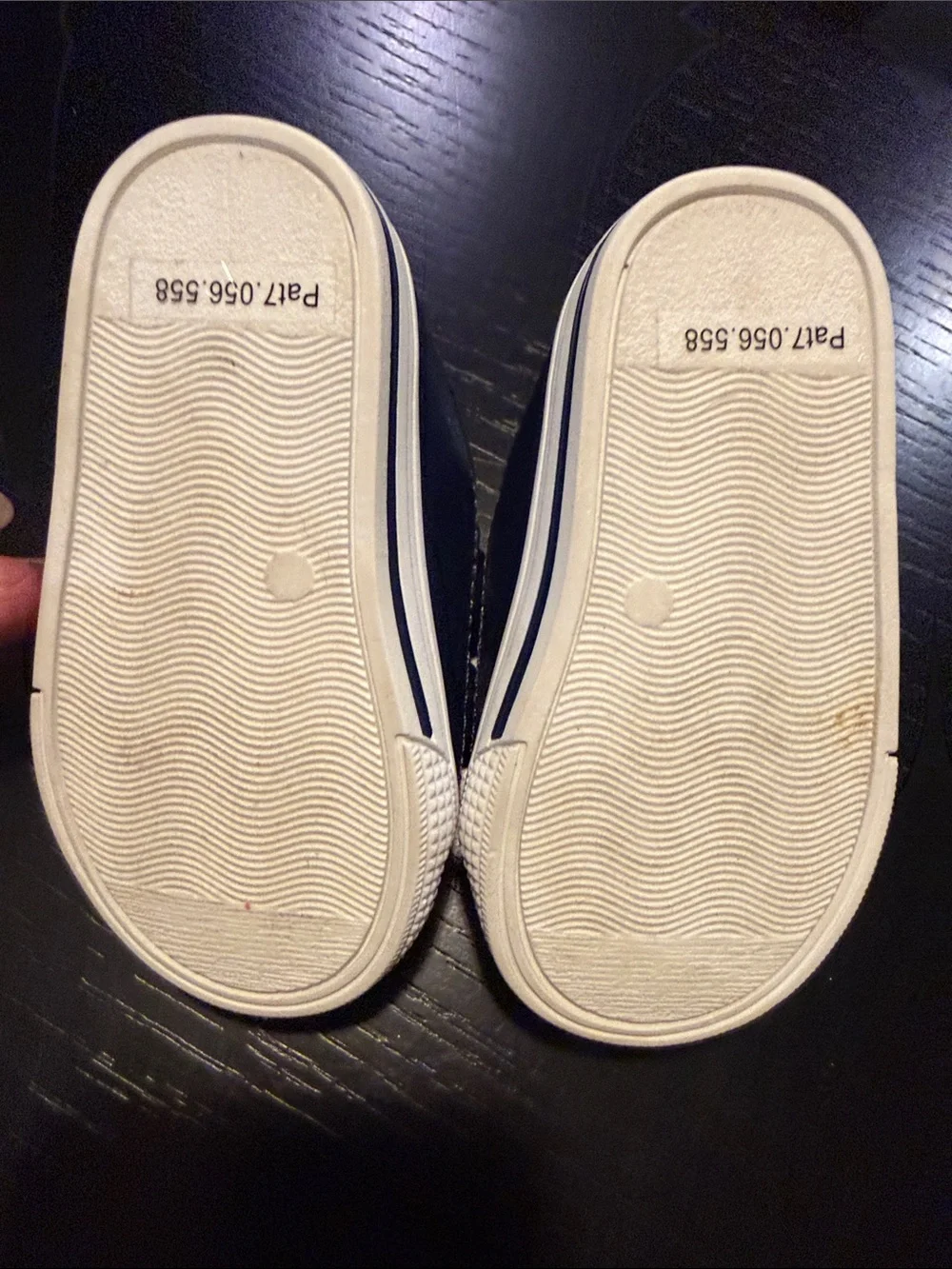 Kids Navy Velcro Casual Shoes